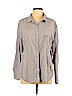 Caslon 100% Cotton Gray Long Sleeve Button-Down Shirt Size XL - photo 1