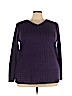 Croft & Barrow 100% Acrylic Purple Pullover Sweater Size 3X - photo 1