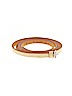 Unbranded 100% Leather Solid Ivory Leather Belt Size S - photo 1