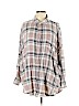 American Eagle Outfitters Pink Long Sleeve Button-Down Shirt Size L - photo 1