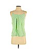 Madewell 100% Silk Green Sleeveless Silk Top Size XS - photo 1