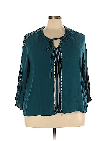 Lane Bryant Long Sleeve Blouse (view 1)
