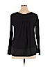 Old Navy 100% Rayon Black Long Sleeve Top Size 1X - photo 2
