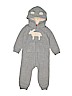 Carter's 100% Polyester Solid Gray Long Sleeve Outfit 18-24 MO / 24 MO - photo 1
