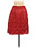 Baraschi 100% Linen Red Casual Skirt Size 0 - photo 2