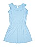 Splendid 100% Cotton Solid Blue Dress Size 14 - photo 1