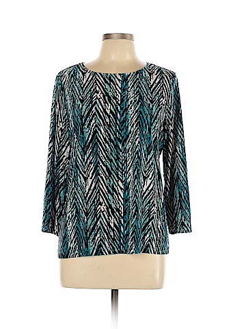 JM Collection 3/4 Sleeve Top (view 1)