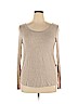 H by Bordeaux Tan Long Sleeve Top Size XL - photo 1