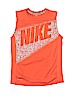 Nike 100% Polyester Graphic Orange Active Tank Size M (youth) - photo 1