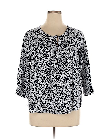 Anne Carson 3/4 Sleeve Blouse (view 1)