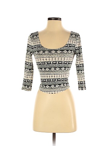 Charlotte Russe Long Sleeve Top (view 1)