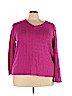 Ava & Viv Pink Pullover Sweater Size 3X - photo 1
