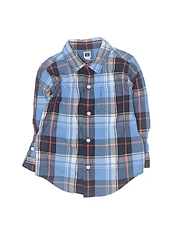 Janie and Jack Long Sleeve Button-Down Shirt (view 1)