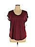 Old Navy Burgundy Short Sleeve Top Size XL - photo 1