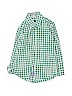 Ciao Marco 100% Cotton Checkered-gingham Green Long Sleeve Button-Down Shirt Size 4T - photo 1