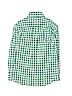 Ciao Marco 100% Cotton Checkered-gingham Green Long Sleeve Button-Down Shirt Size 4T - photo 2