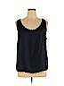 H&M 100% Polyester Blue Sleeveless Blouse Size XL - photo 1