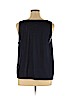 H&M 100% Polyester Blue Sleeveless Blouse Size XL - photo 2