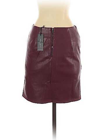 Romeo & Juliet Couture Faux Leather Skirt (view 2)