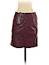 Romeo & Juliet Couture 100% Polyurethane Burgundy Faux Leather Skirt Size S - photo 2