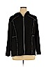 Weekends by Chico's Black Zip Up Hoodie Size XL (3) - photo 1