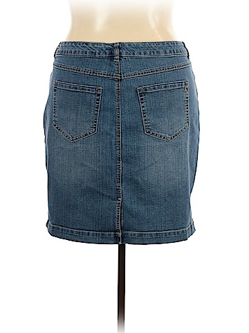 Style&Co Denim Skirt (view 2)