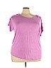 Ashley Stewart Purple Short Sleeve Top Size 22/24 plus - photo 1
