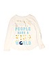Old Navy 100% Cotton White Long Sleeve T-Shirt Size 8 - photo 1
