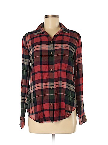 American Eagle Outfitters Long Sleeve Button-Down Shirt (view 1)