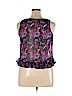 Derek Heart 100% Polyester Purple Sleeveless Blouse Size L - photo 2