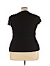 Carole Little Black Short Sleeve Top Size 1X - photo 2