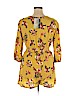 Lily Rose 100% Rayon Gold Romper Size L - photo 2