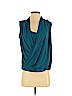 DKNY Blue Sleeveless Top Size XS - photo 1