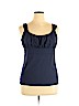 Ann Taylor Factory Blue Sleeveless Top Size XL - photo 1