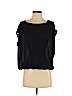 Dina Be 100% Polyester Black Short Sleeve Blouse Size S - photo 1