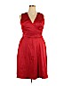 Tropical Wear Red Cocktail Dress Size 2X - photo 1