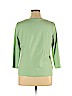 Talbots 100% Pima Cotton Green Long Sleeve T-Shirt Size XL - photo 2