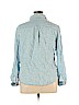 BeachLunchLounge 100% Lyocell Blue Long Sleeve Button-Down Shirt Size XL - photo 2