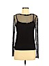 Ginger G. Black Long Sleeve Top Size S - photo 1