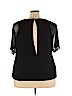 Forever 21 Plus Black Short Sleeve Blouse Size 3X - photo 2