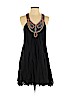Free People 100% Cotton Black Casual Dress Size S - photo 1