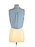 Delia's 100% Cotton Blue Sleeveless Blouse Size M - photo 2