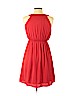 Francesca's 100% Polyester Red Cocktail Dress Size L - photo 2