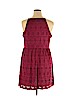 LC Lauren Conrad Burgundy Casual Dress Size XXL - photo 2
