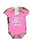 Realtree Pink Short Sleeve Onesie Size 6-9 mo - photo 1
