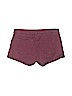 H&M Burgundy Denim Shorts Size 10 - photo 2