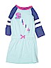Cat & Jack Graphic Color Block Blue Dress Size 7 - 8 - photo 1
