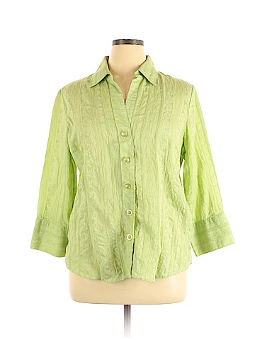 Coldwater Creek 3/4 Sleeve Button-Down Shirt (view 1)