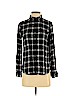 Romeo & Juliet Couture 100% Rayon Black Long Sleeve Button-Down Shirt Size S - photo 1