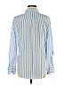 H&M 100% Cotton Blue Long Sleeve Button-Down Shirt Size 6 - photo 2